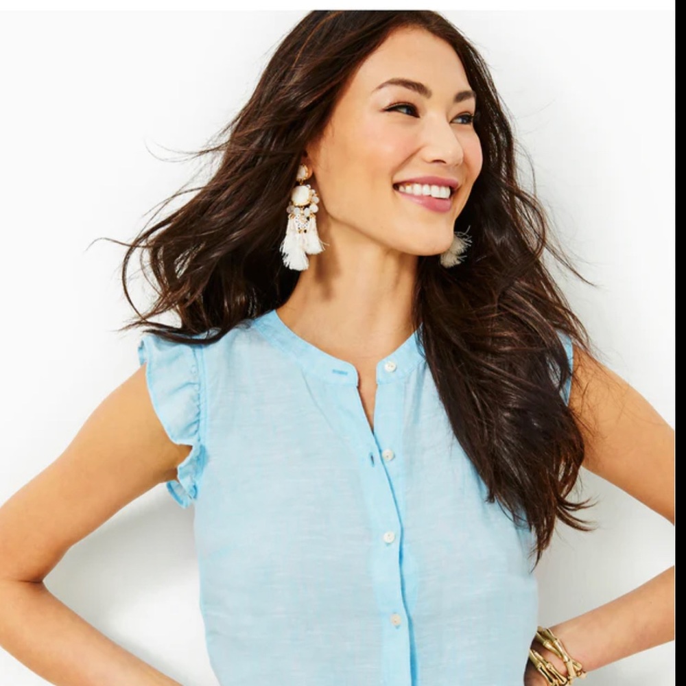 Lilly Pulitzer Briette Button Down Top